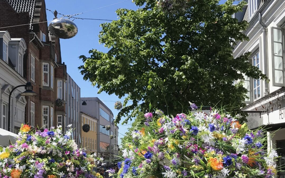 Smukke sommerblomster i Roskilde